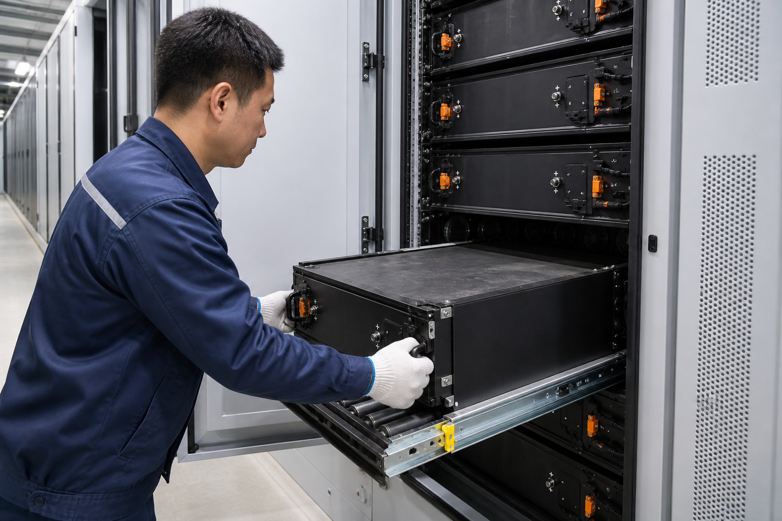 模组装入 Rack 仓位包络