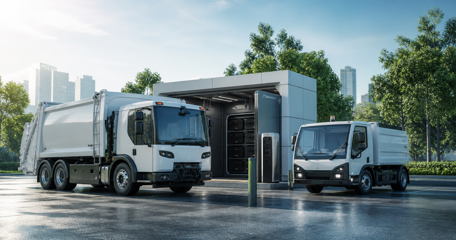 Urban sanitation and power fleets are recharging power plants