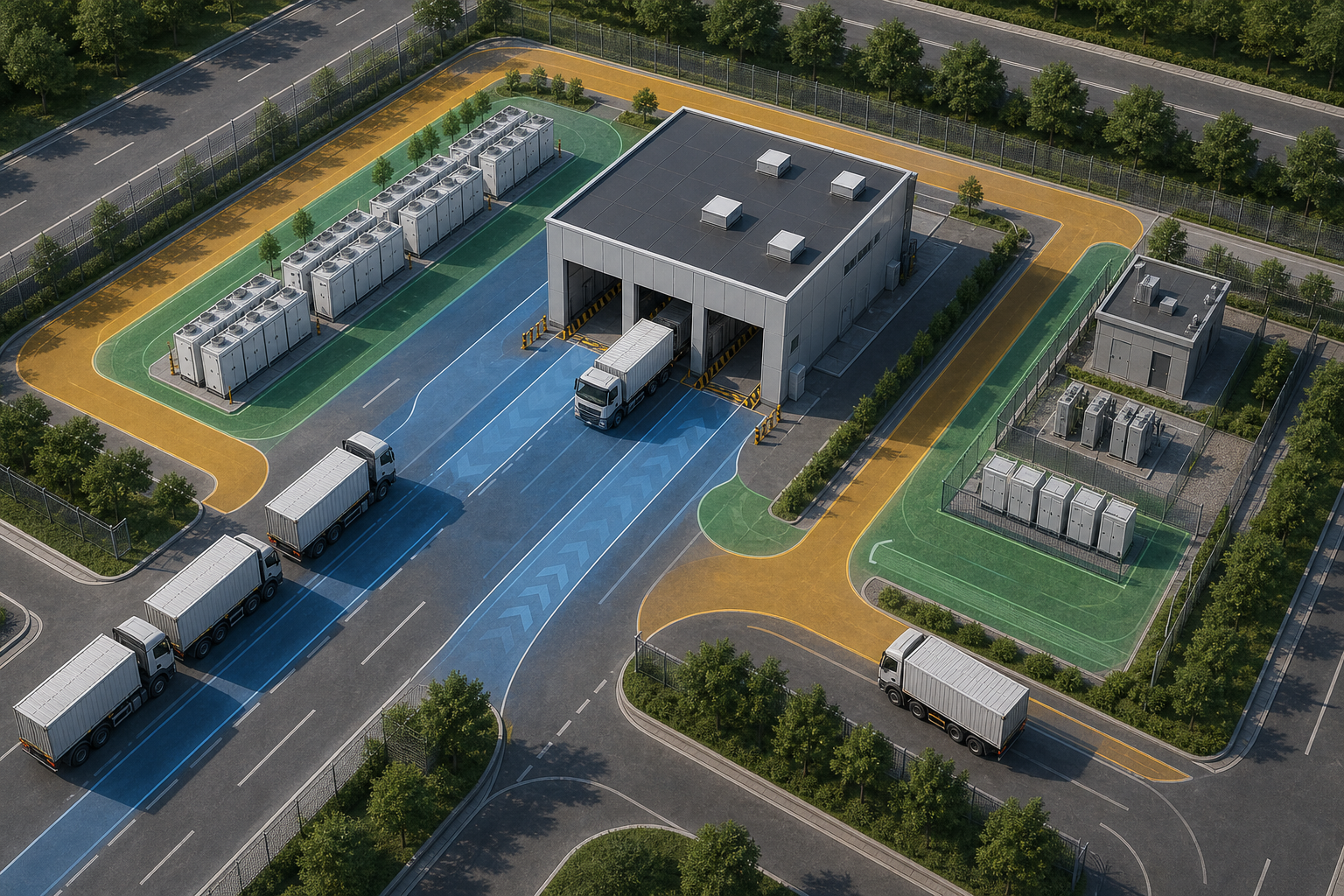 The power exchange is looking at the layout and the security section.